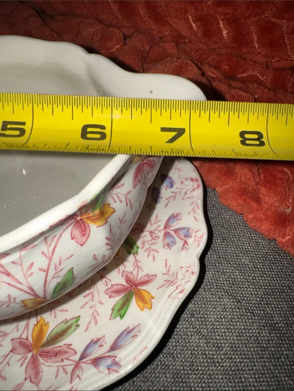 Rare Antique Royal Doulton Salisbury D.6148 Gravy Boat & Attached Underplate Set